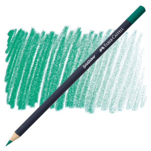 Gold Faber Colored Pencil Pthalo Green